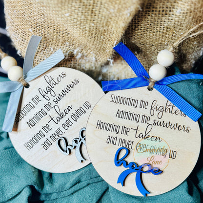 Hope Ornament- supporting, admiring, & honoring