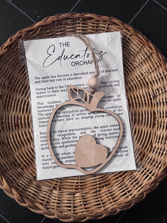 Apple Ornament- Educators Orchard