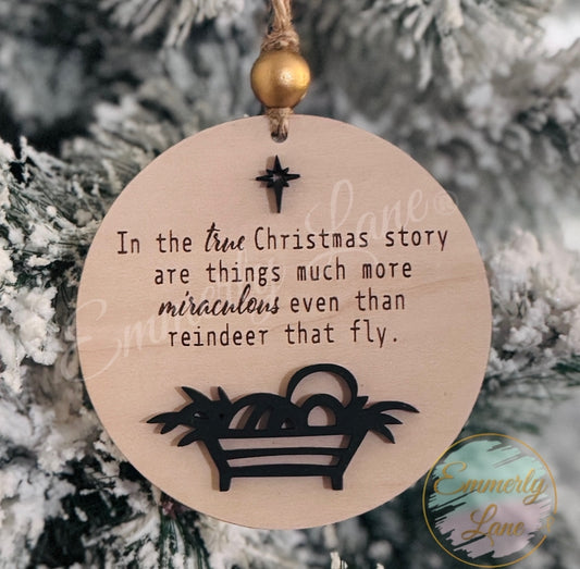 True Christmas Story Ornament