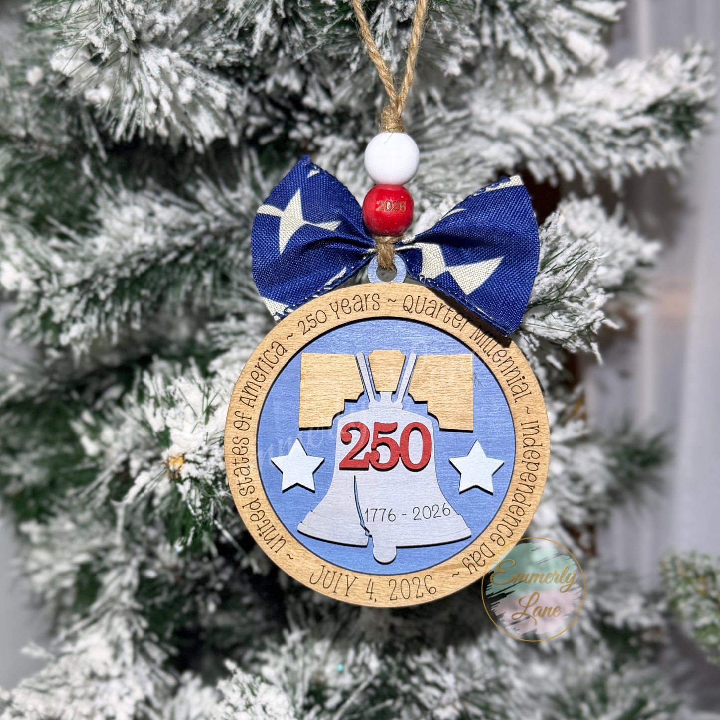 Liberty Bell 250th Anniversary Keepsake Ornament