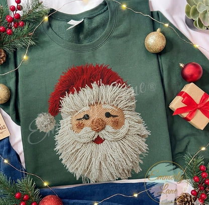 Santa Faux Yarn Shirt