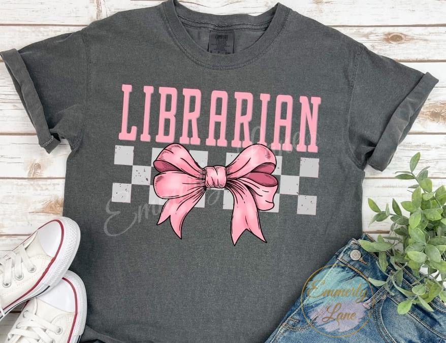 Coquette Bow Librarian Tee