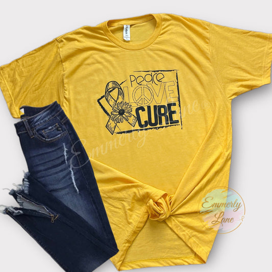 Peace Love Cure Tee