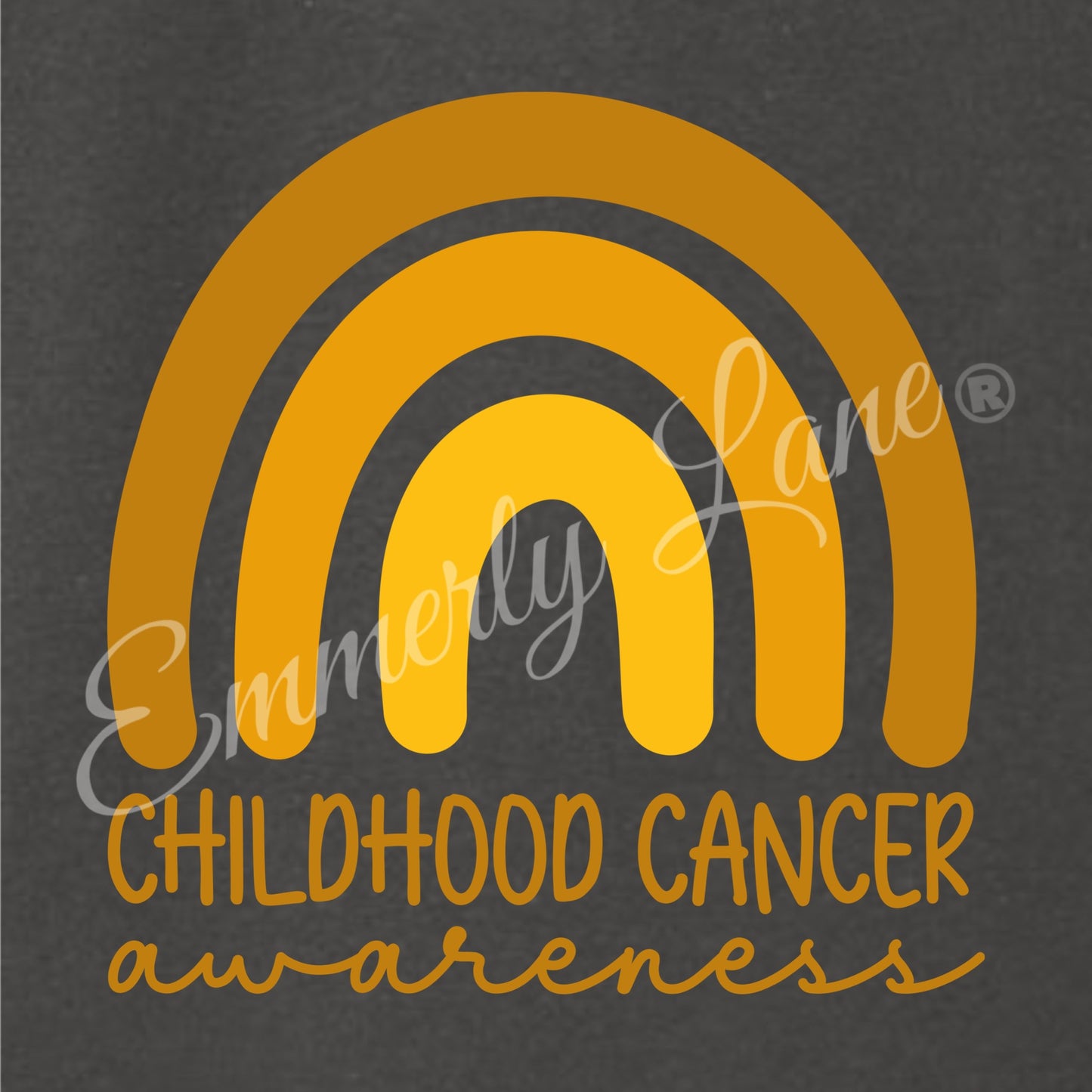 In Sep we wear Gold Tee-Childhood Cancer Awareness