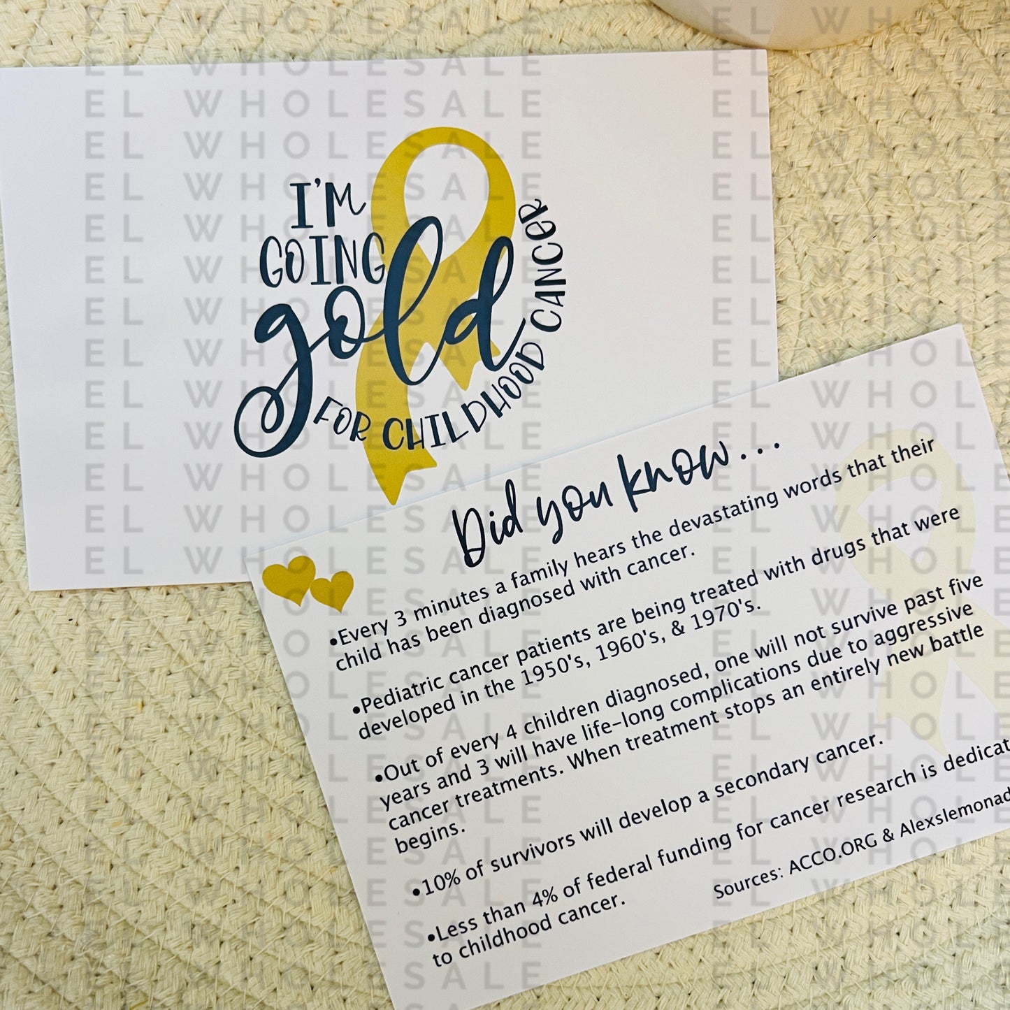 Awareness Cards- Childhood Cancer