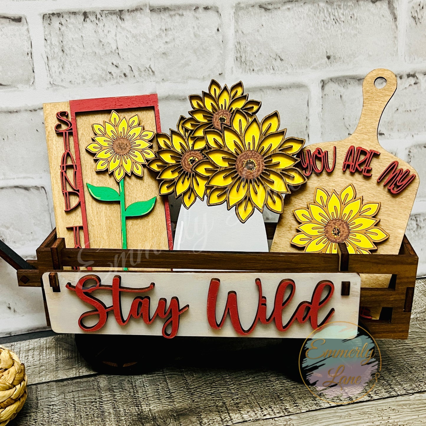 Stay Wild Sunflowers Shelf Sitter Kit