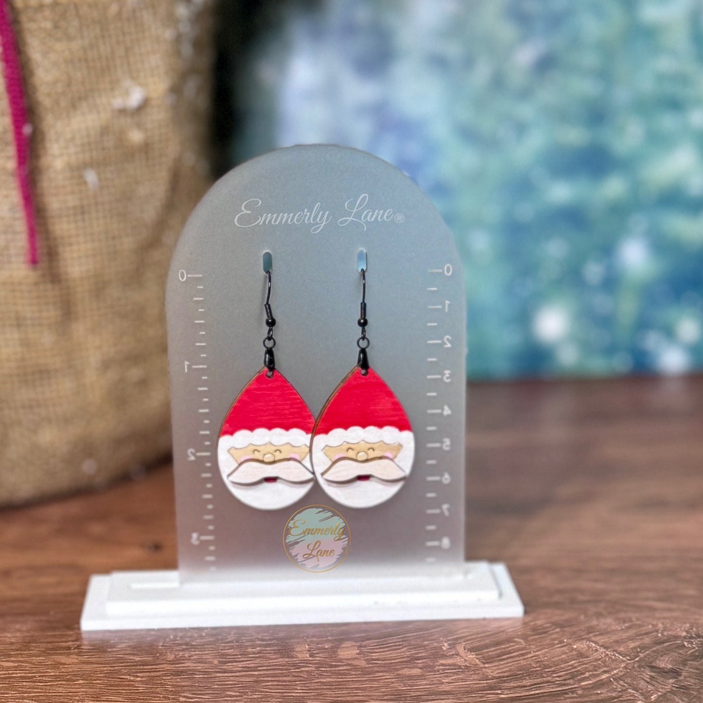 Santa Earrings