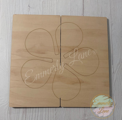 DIY Reversible Flower Button Wood Sign/ Bunny Button Wood Sign