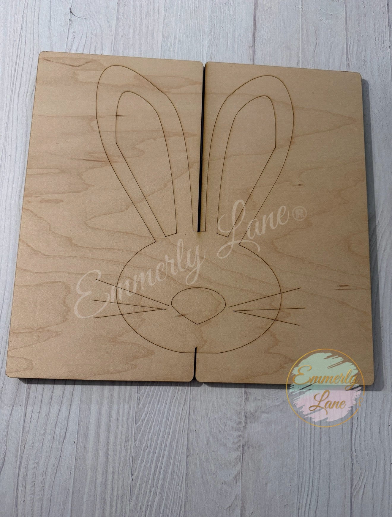 DIY Reversible Flower Button Wood Sign/ Bunny Button Wood Sign