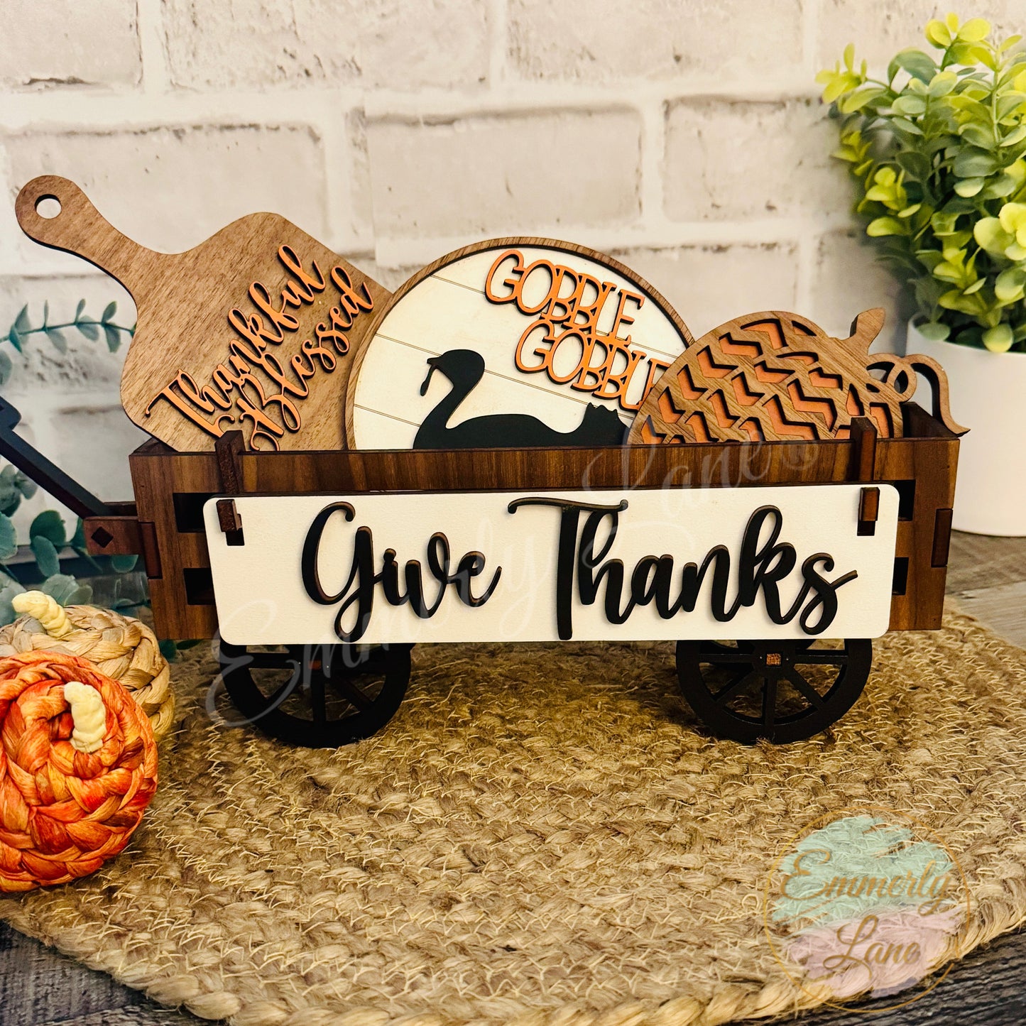 Give Thanks Thanksgiving Shelf Sitter Kit