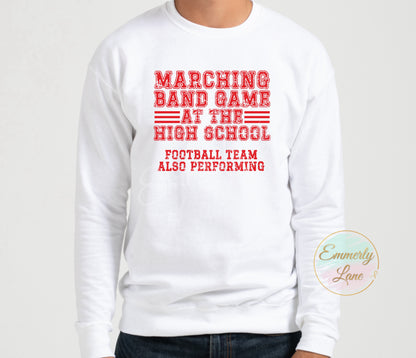 Marching Band Game Shirt - You pick your team color