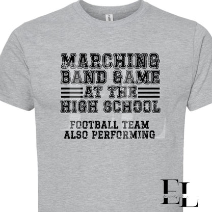 Marching Band Game Shirt - You pick your team color