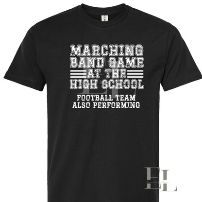 Marching Band Game Shirt - You pick your team color