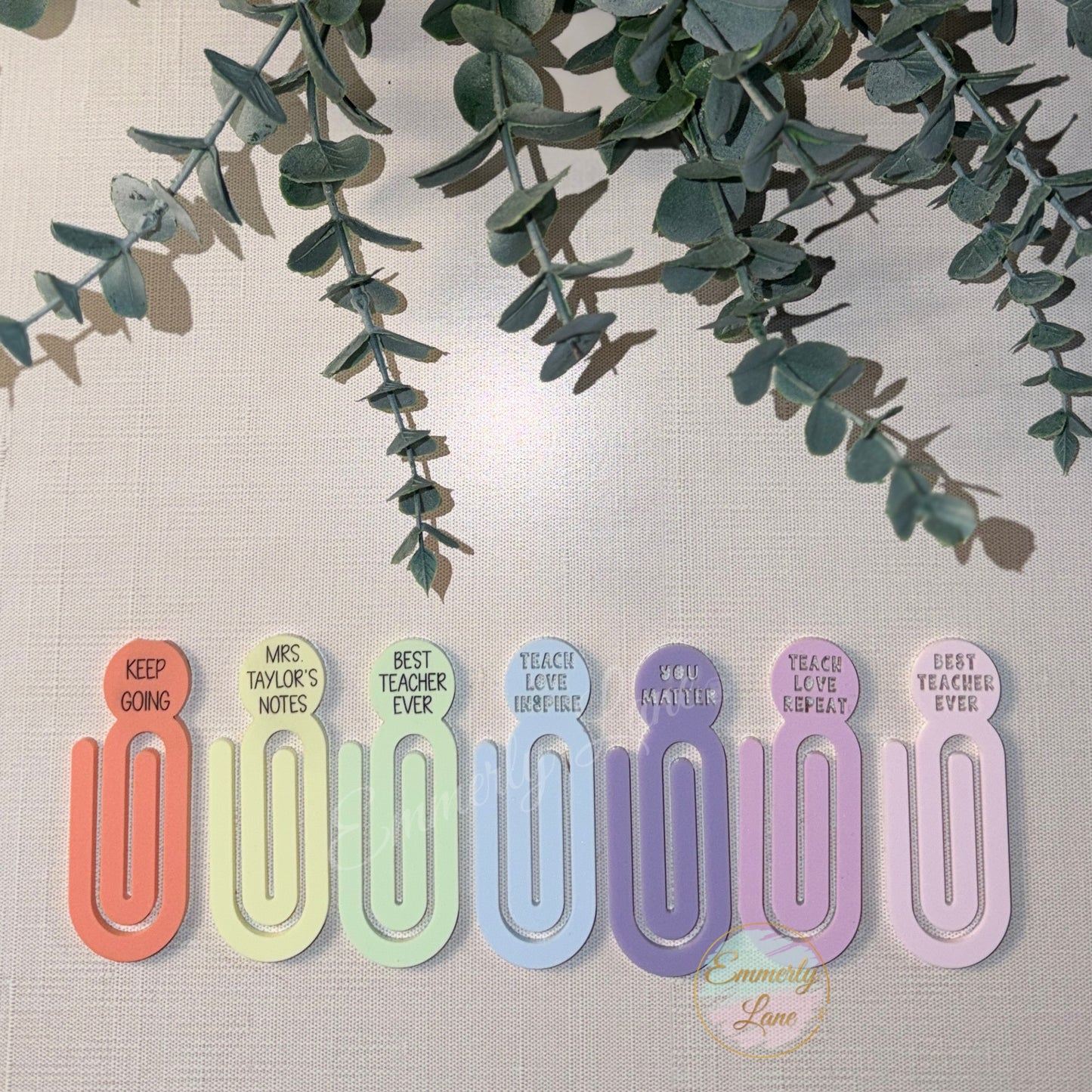 Large Acrylic Teacher Paper Clip