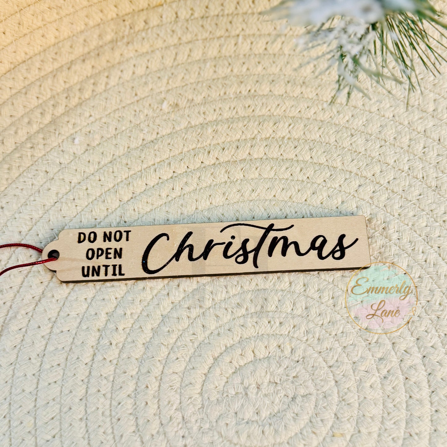 Skinny Christmas Gift Tags