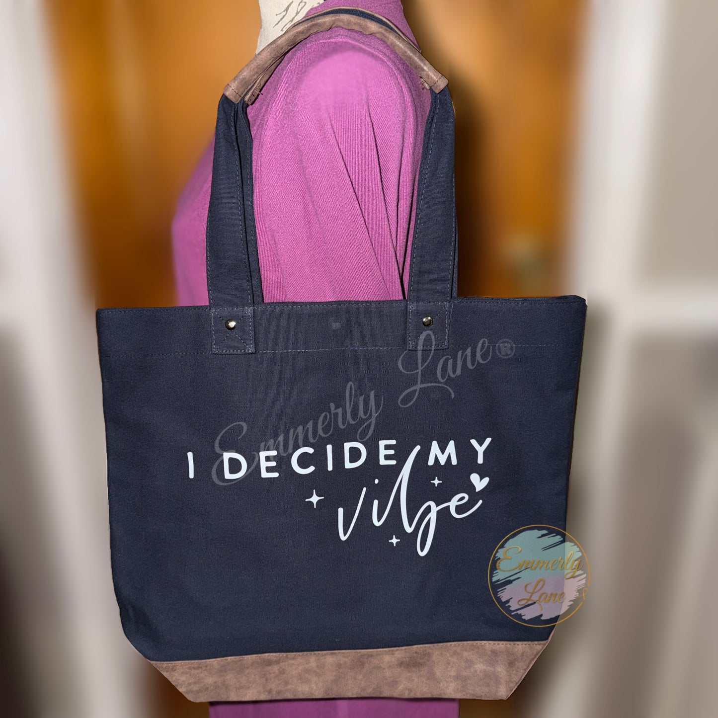 I decide my vibe Tote
