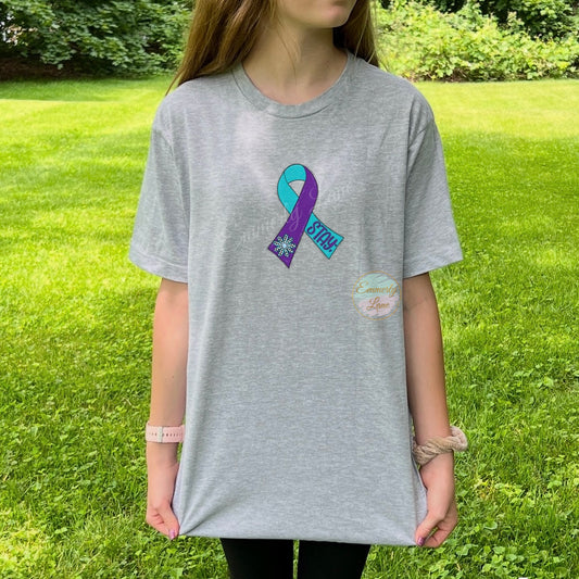 Stay | Suicide Awareness Ribbon Tee