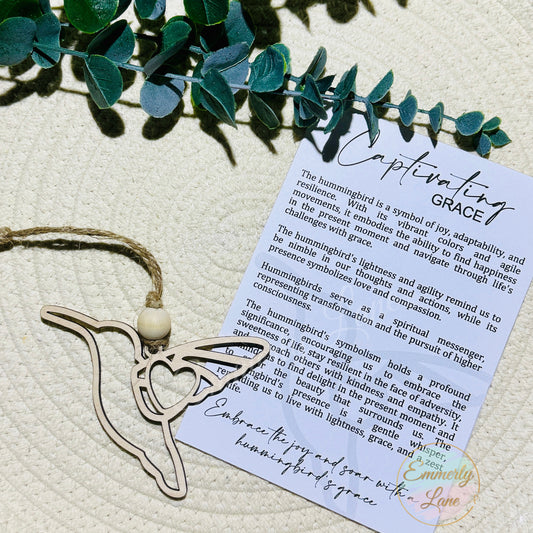 Hummingbird Ornament- Captivating Grace