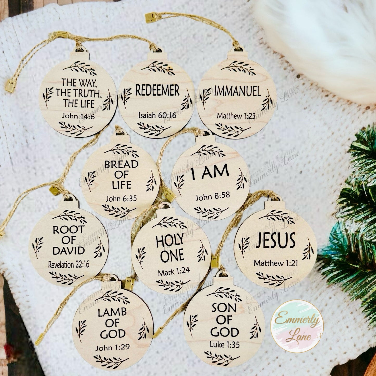 25 days of Jesus Ornament Bundle