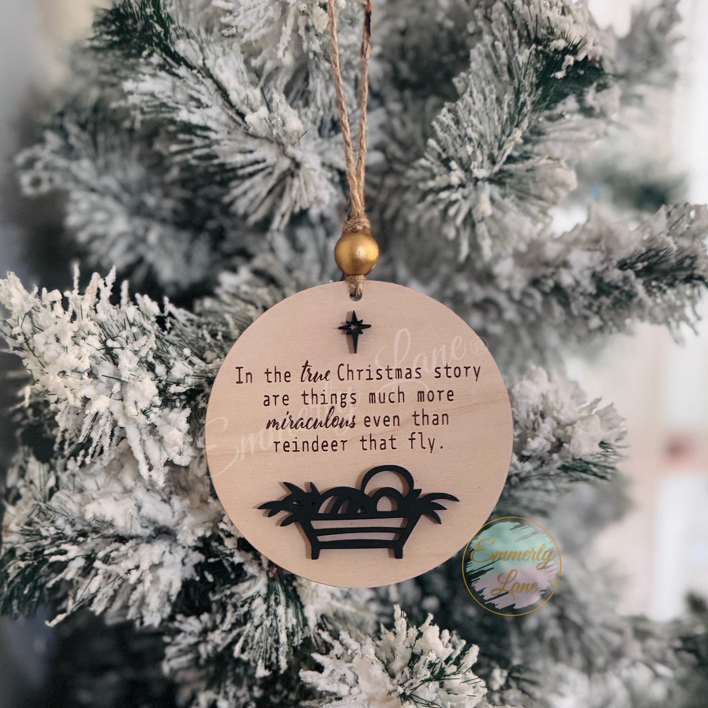 True Christmas Story Ornament