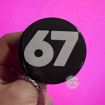 67 Button Pin