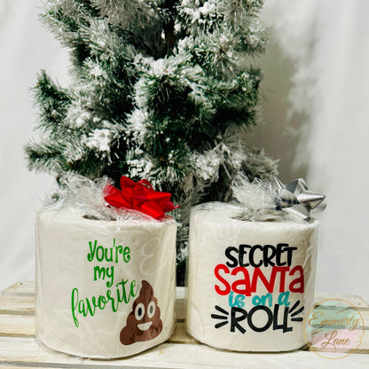 Christmas Gag Gift Toilet Paper