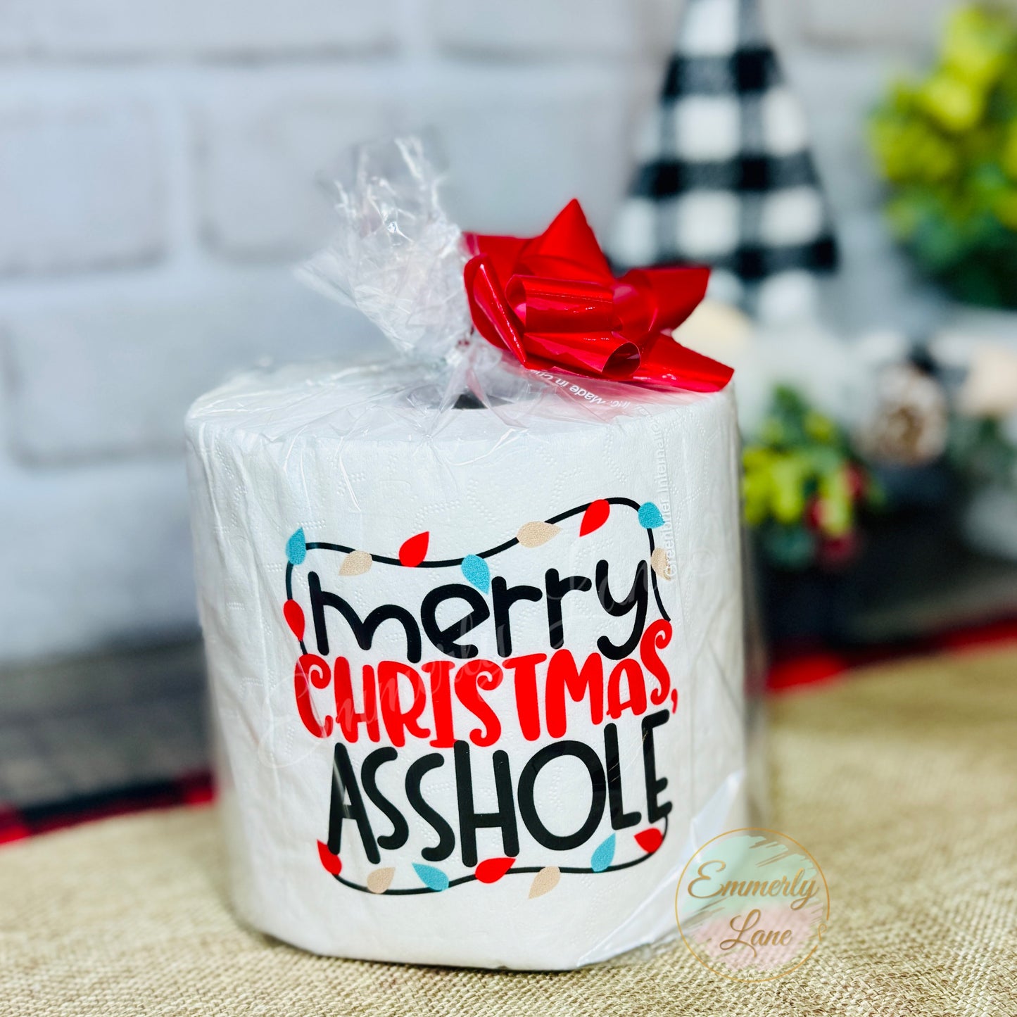 Christmas Gag Gift Toilet Paper