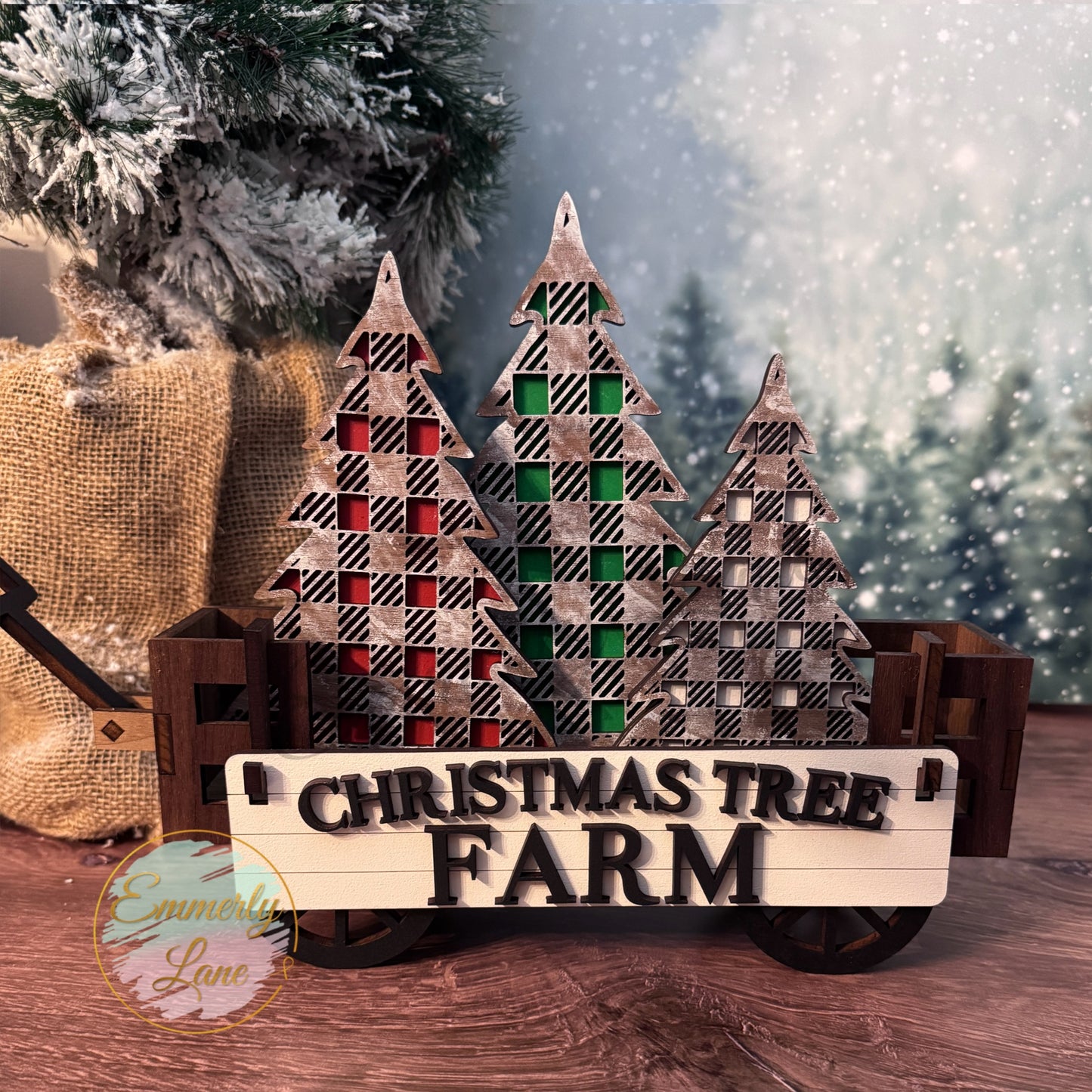 Christmas Tree Farm Shelf Sitter Kit