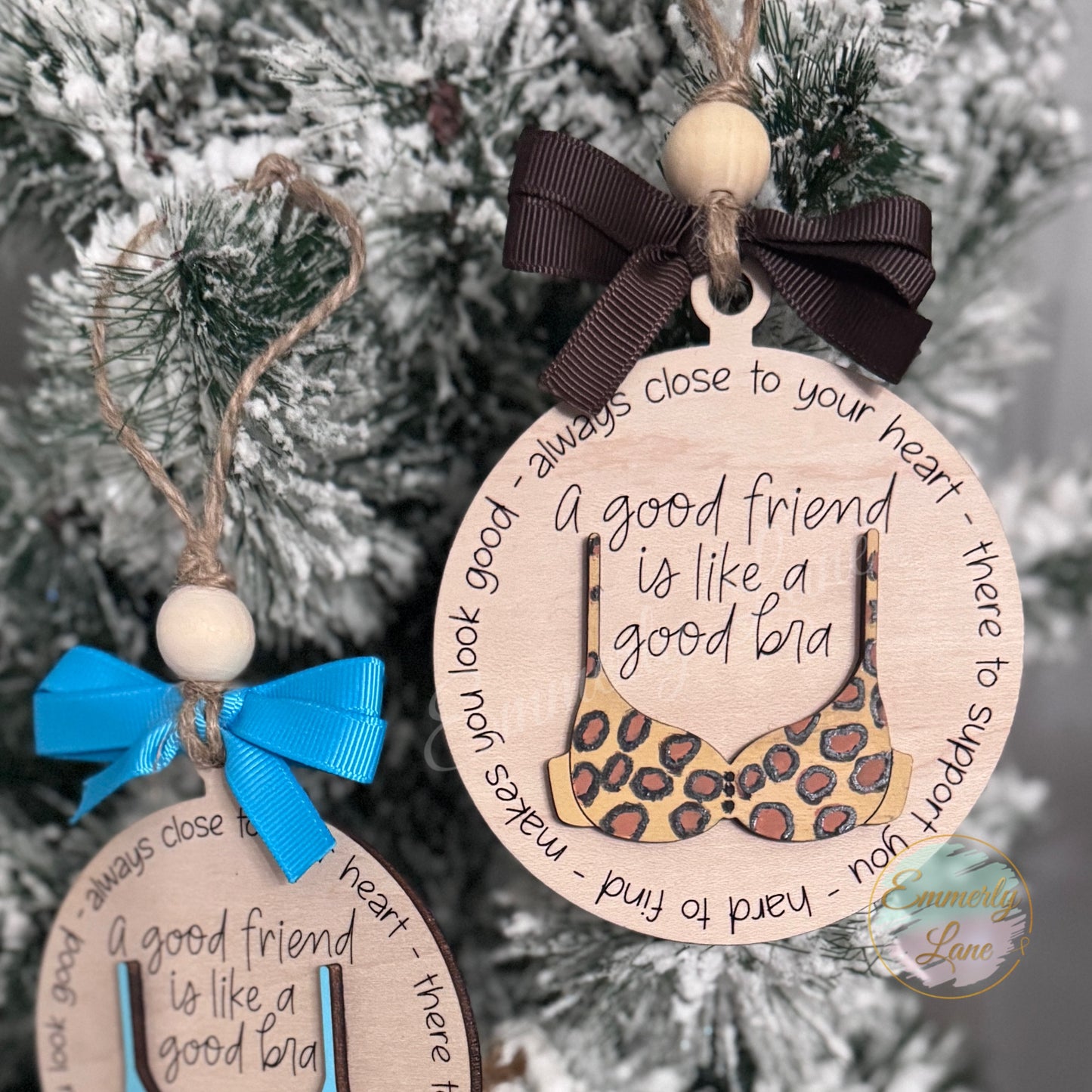 A good friend is like a bra Ornament