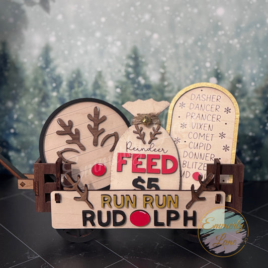 Run Run Rudolph Christmas Shelf Sitter Kit
