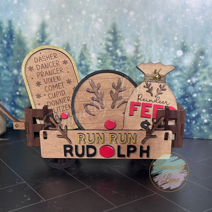 Run Run Rudolph Christmas Shelf Sitter Kit