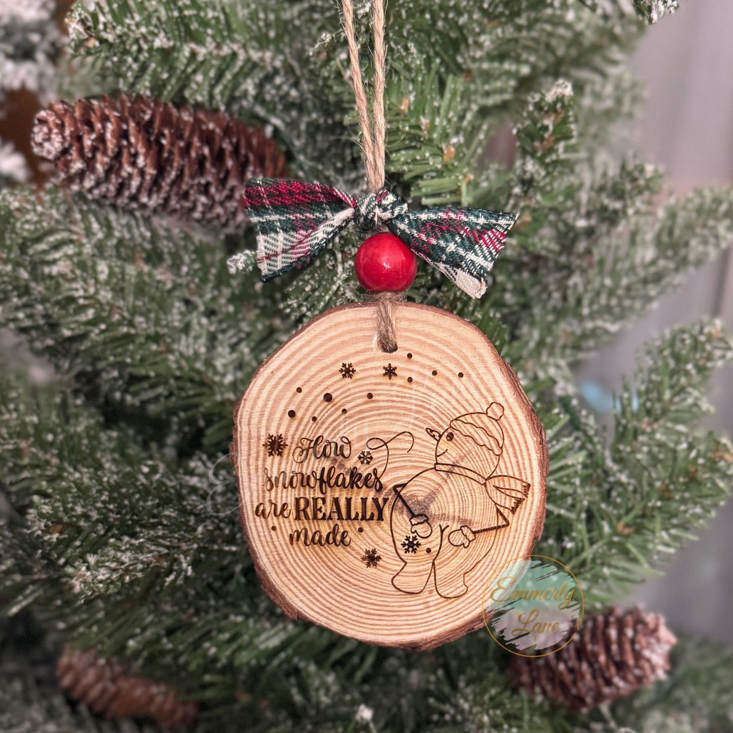 How snowflakes are really made funny  Ornament