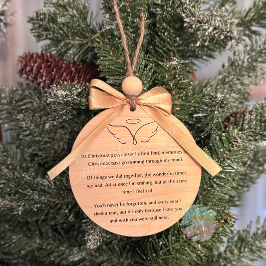 Christmas Memorial Ornament
