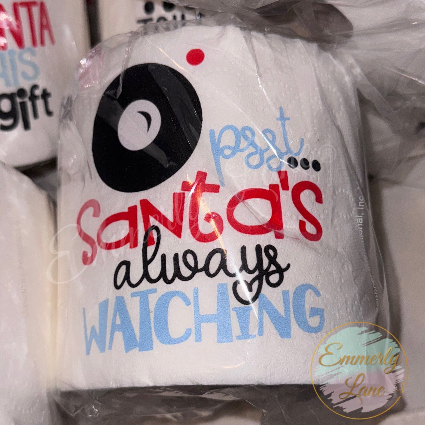 Christmas Gag Gift Toilet Paper