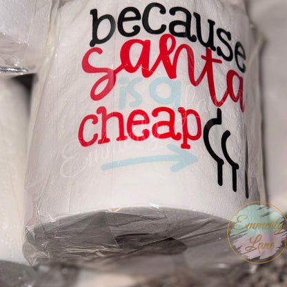 Christmas Gag Gift Toilet Paper
