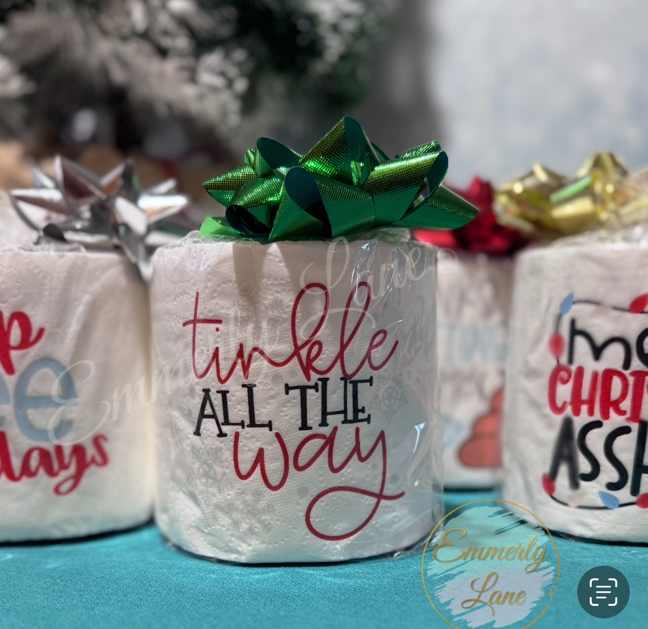 Christmas Gag Gift Toilet Paper