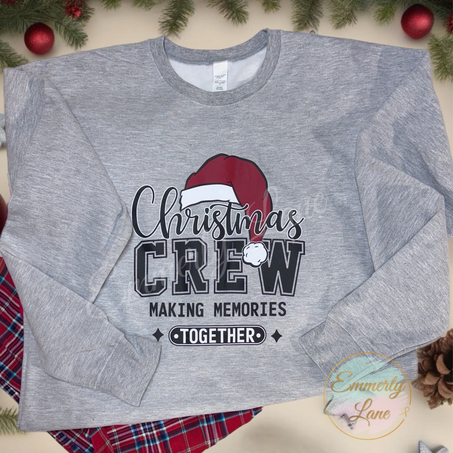 Personalized Christmas Crew Shirt