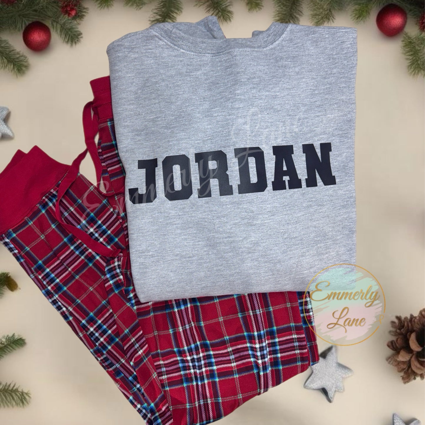 Personalized Christmas Crew Shirt