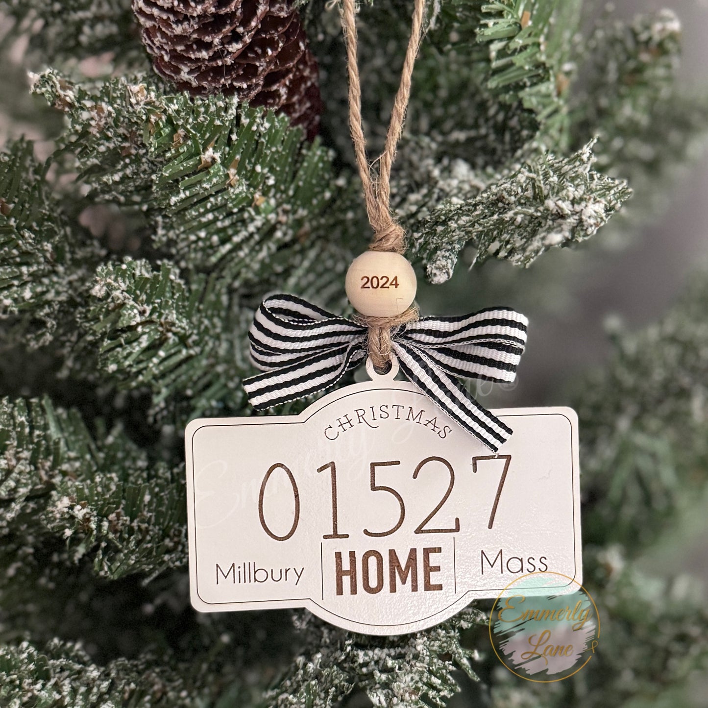 Home Zip Code Ornament