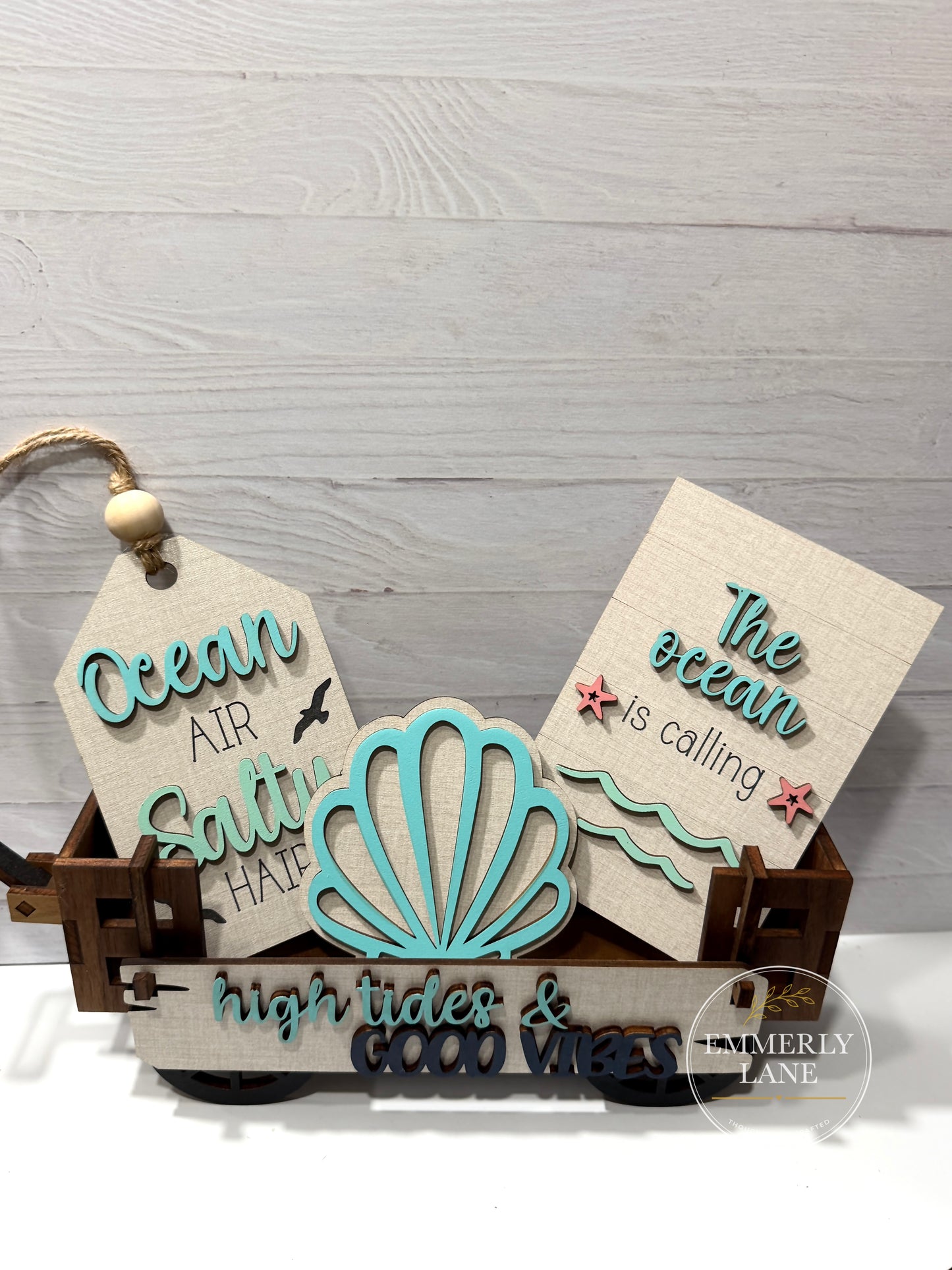 High Tides & Good Vibes Shelf Sitter