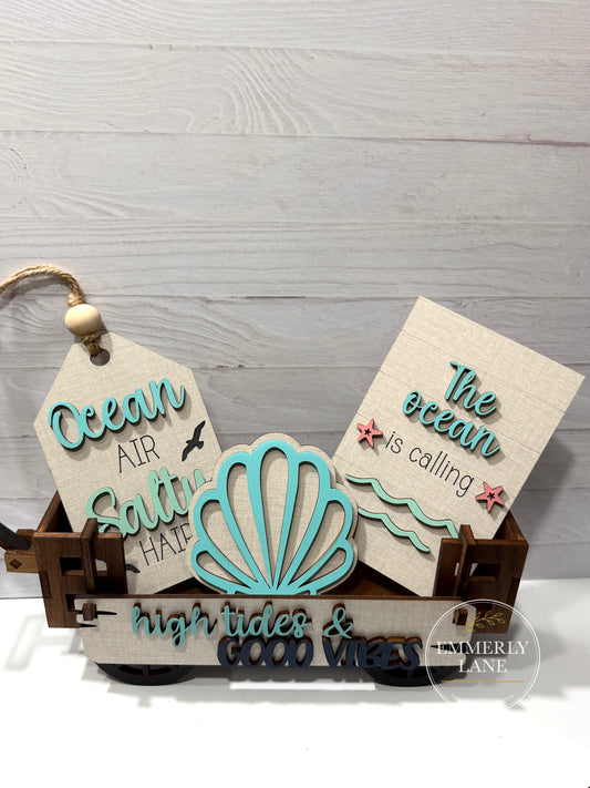 High Tides & Good Vibes Shelf Sitter