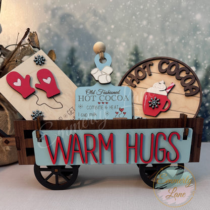 Warm Hugs Hot Cocoa Shelf Sitter Kit