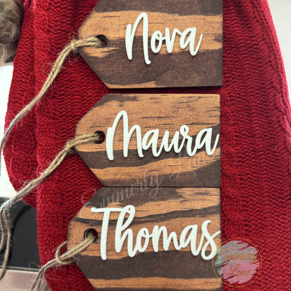 Handcut Stocking Tag