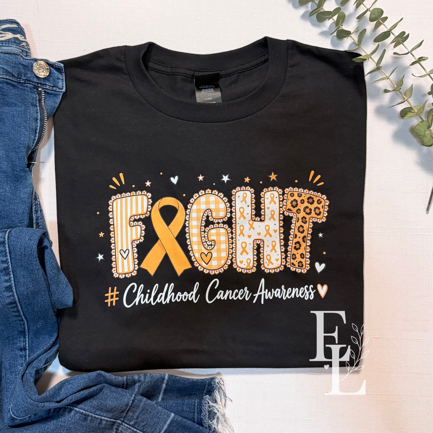 Fight Childhood Cancer Awareness Tee