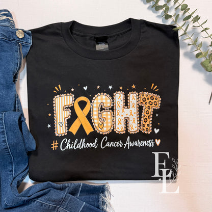 Fight Childhood Cancer Awareness Tee