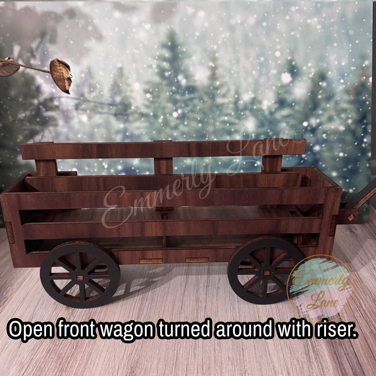 Riser for wagon/crate shelf sitter