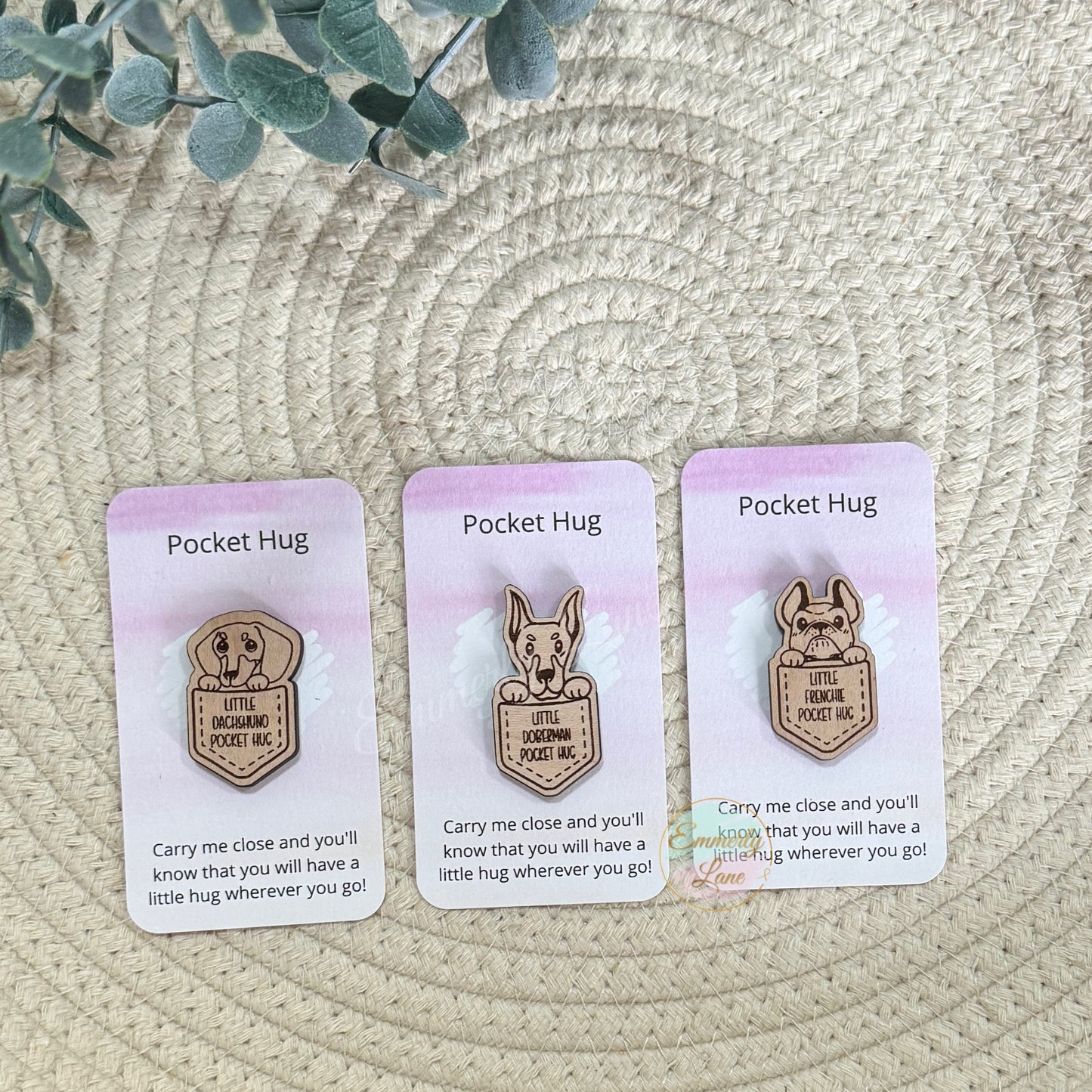 Little Pocket Hug Tokens- Dog Edition