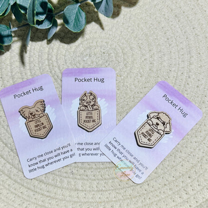 Little Pocket Hug Tokens- Dog Edition