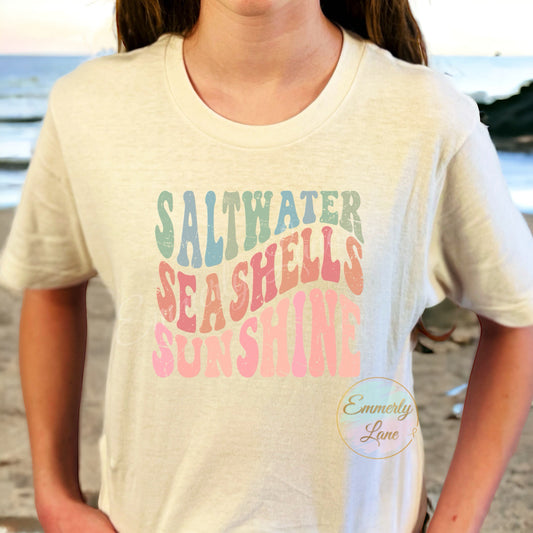 Saltwater Seashells Sunshine Tee