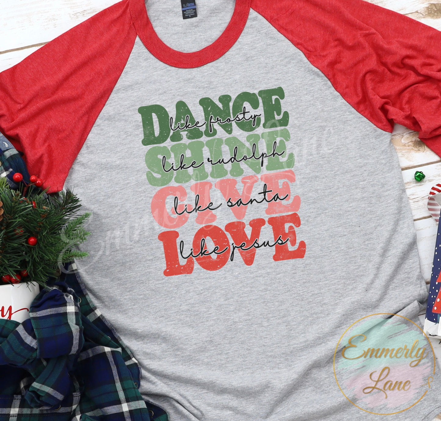 Dance Shine Give Love Christmas Shirt